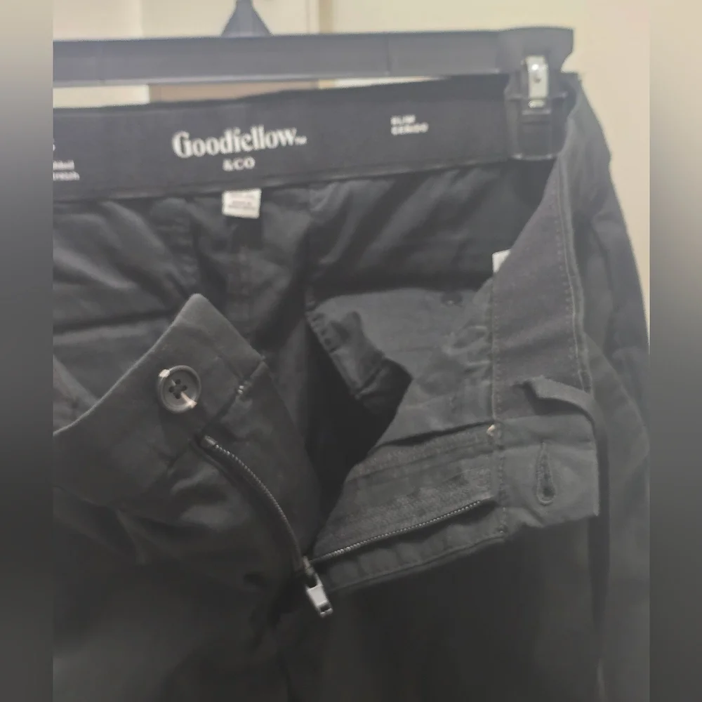 Goodfellow & Co Black Pants With Adjustable Drawstring Waist